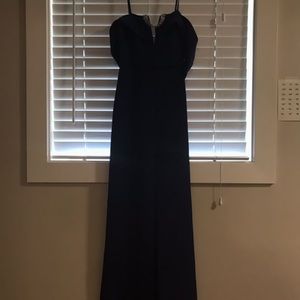 BCBG Maxazria blue formal gown size 2